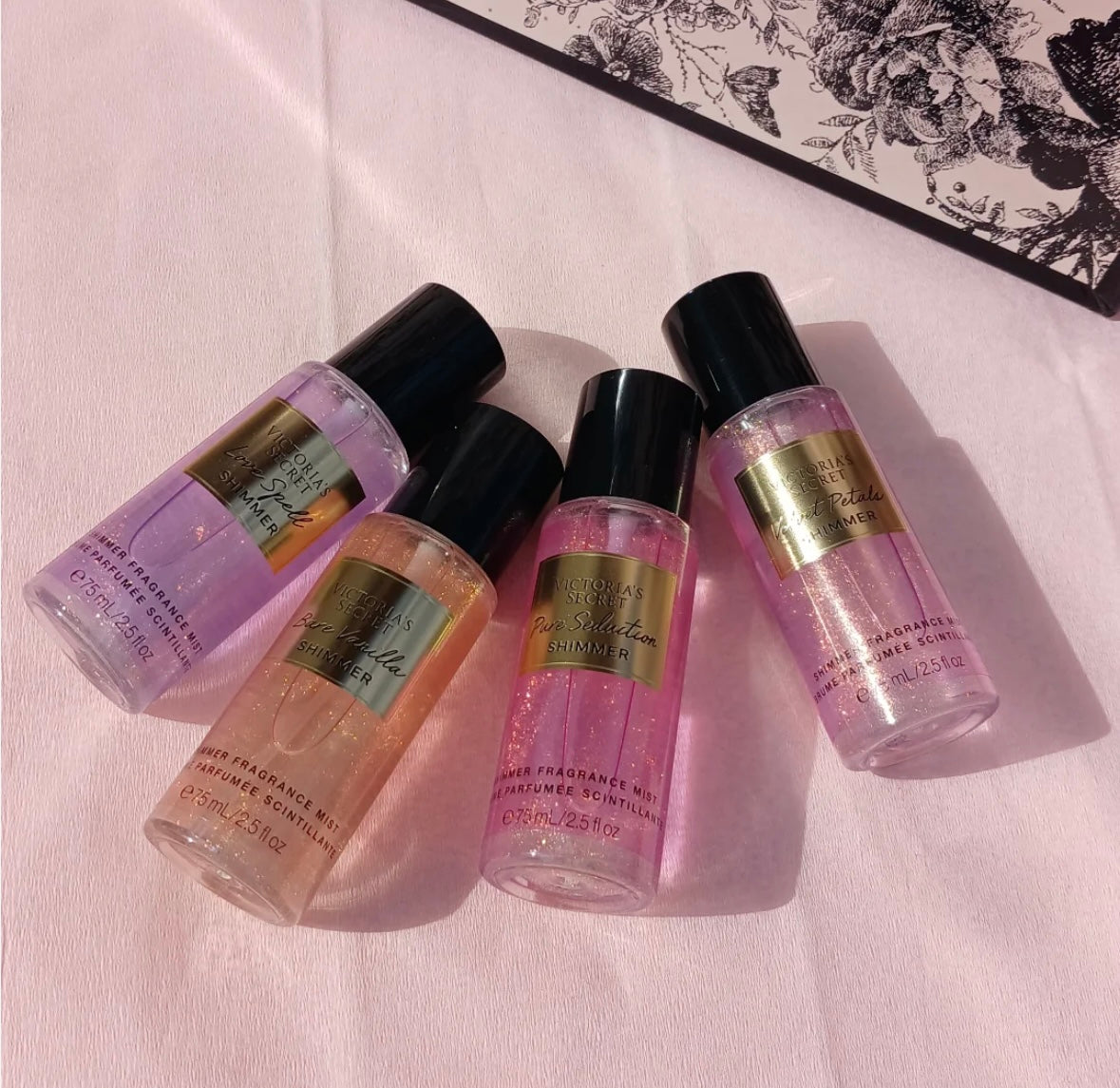 Coffret de brumes pailletées (4x75ml) de Victoria's Secret🎁✨