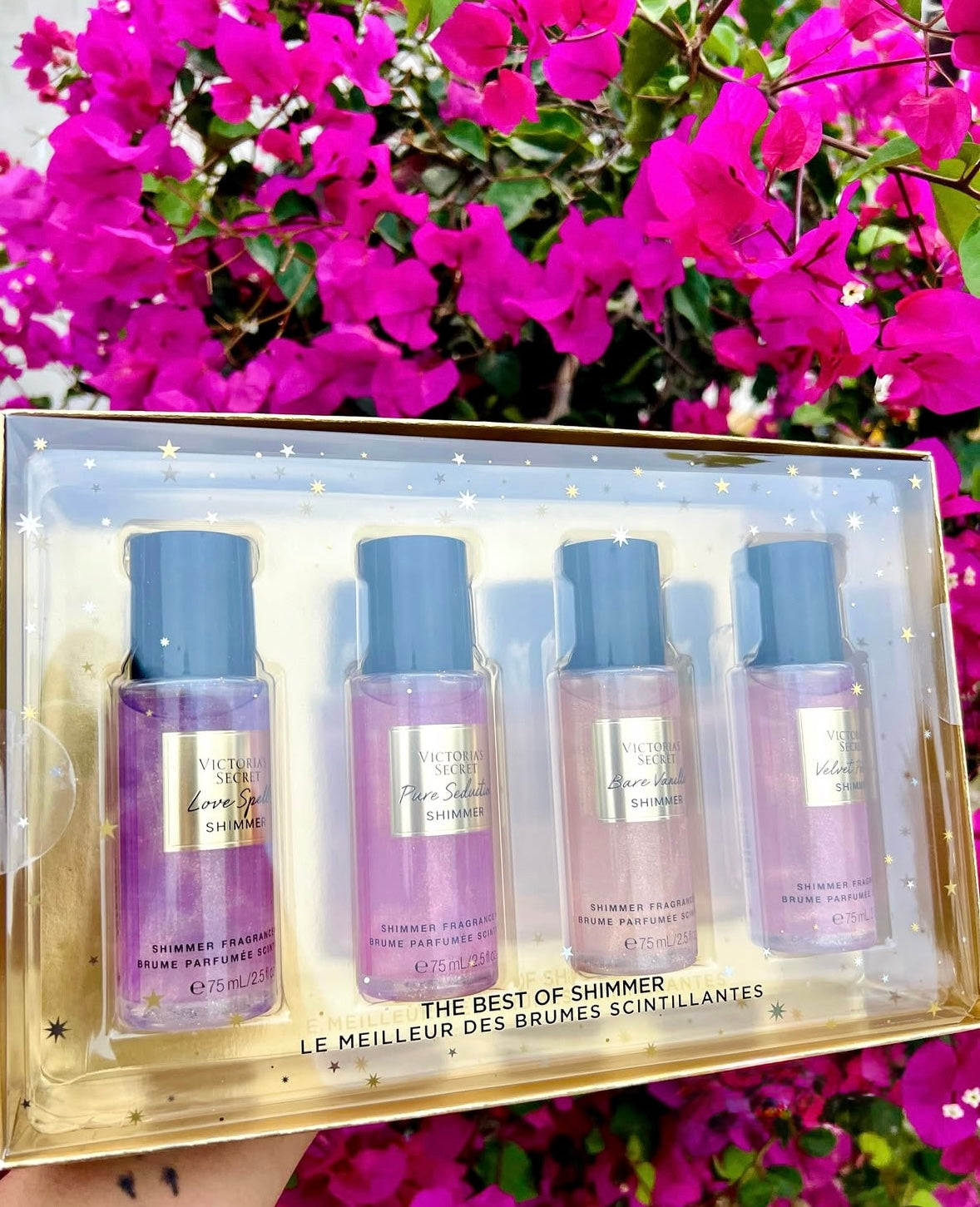 Coffret de brumes pailletées (4x75ml) de Victoria's Secret🎁✨
