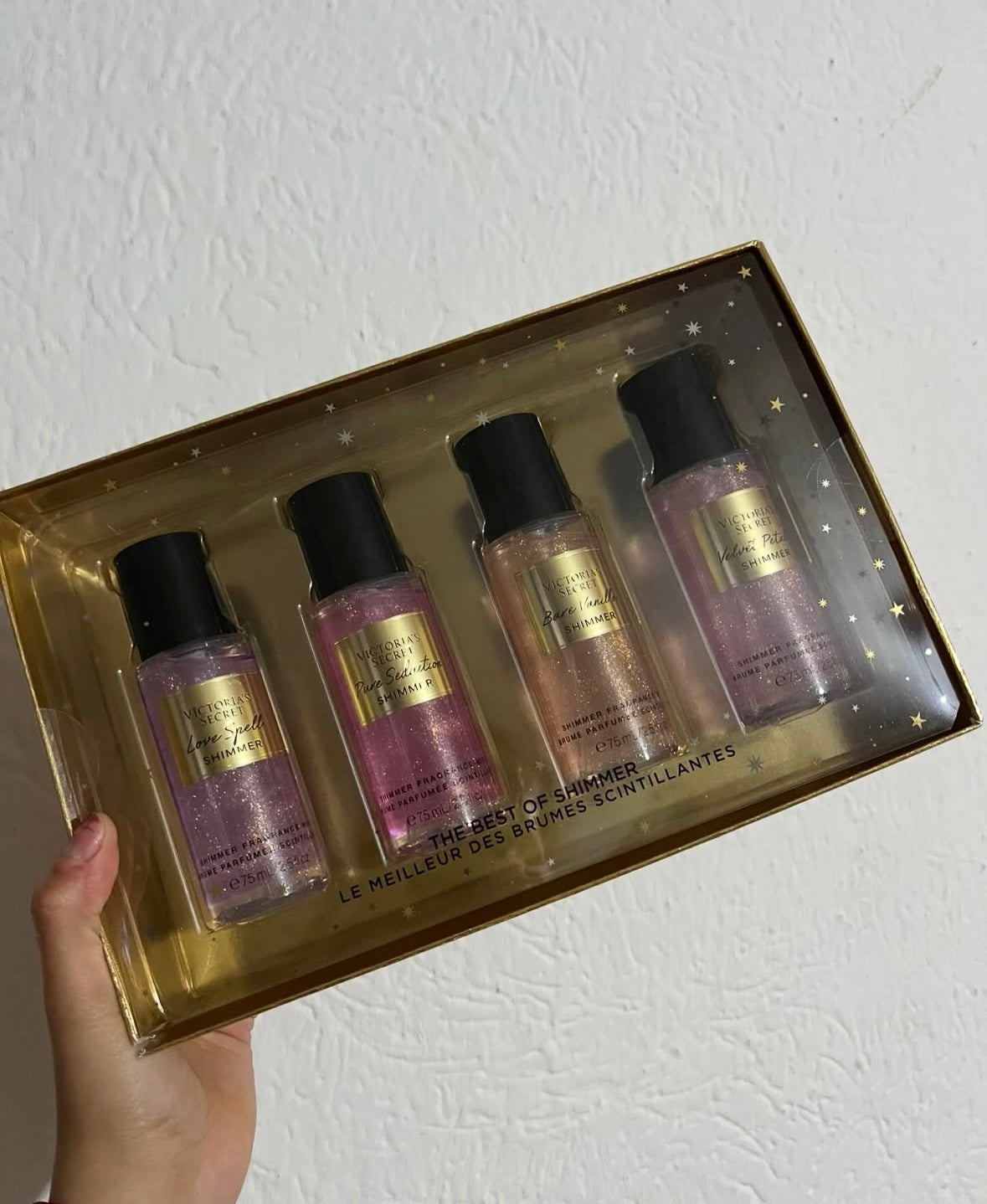 Coffret de brumes pailletées (4x75ml) de Victoria's Secret🎁✨