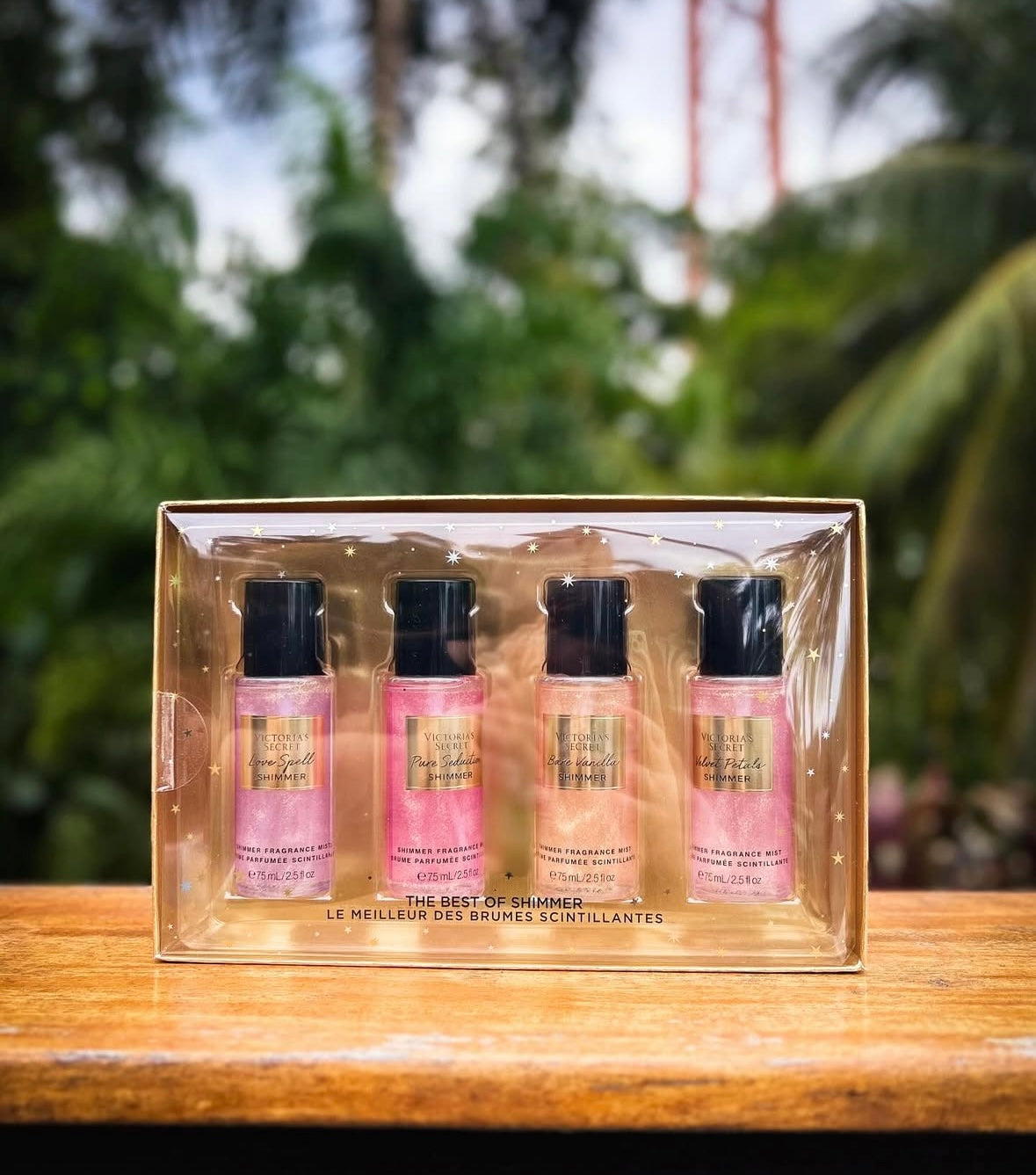 Coffret de brumes pailletées (4x75ml) de Victoria's Secret🎁✨
