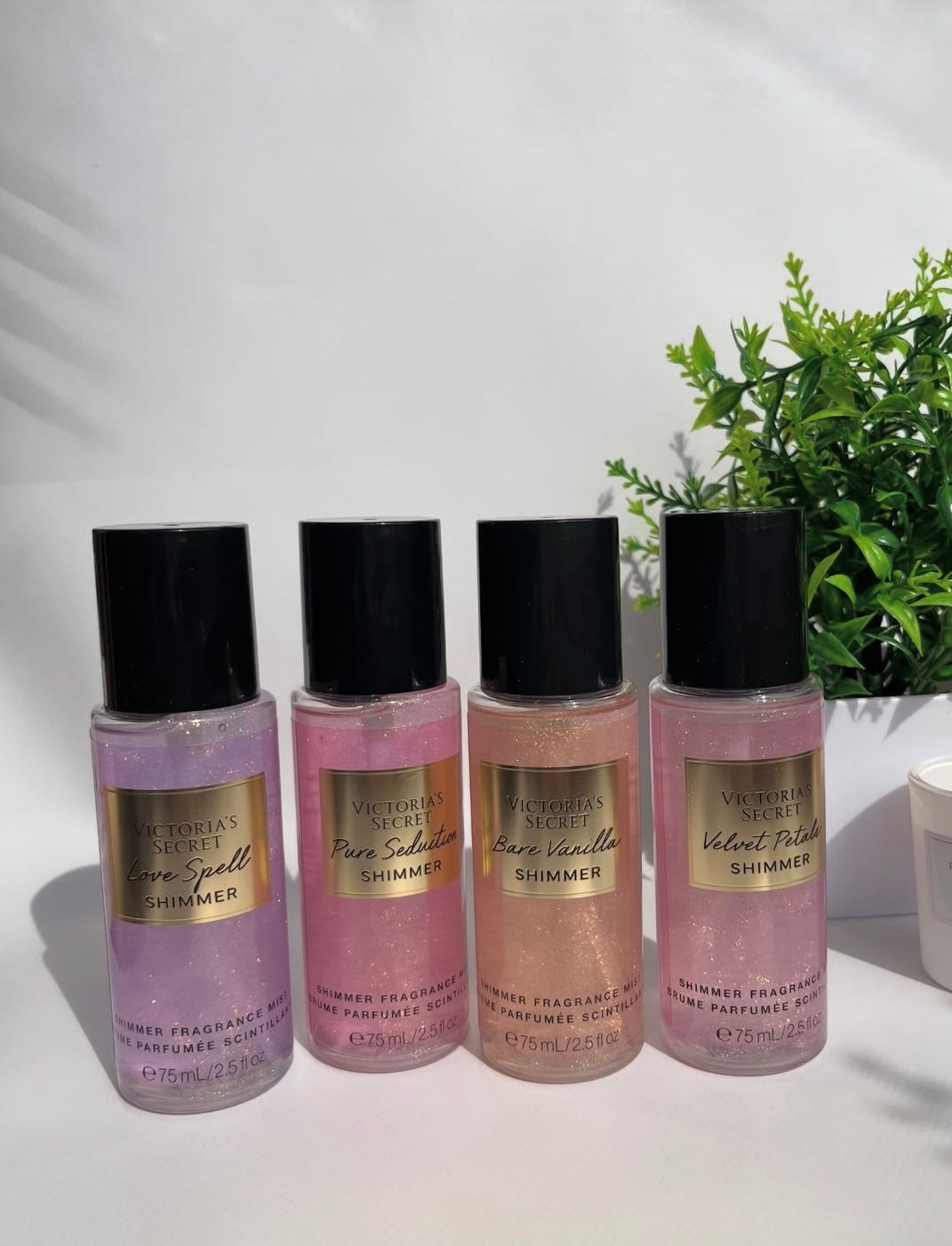 Coffret de brumes pailletées (4x75ml) de Victoria's Secret🎁✨