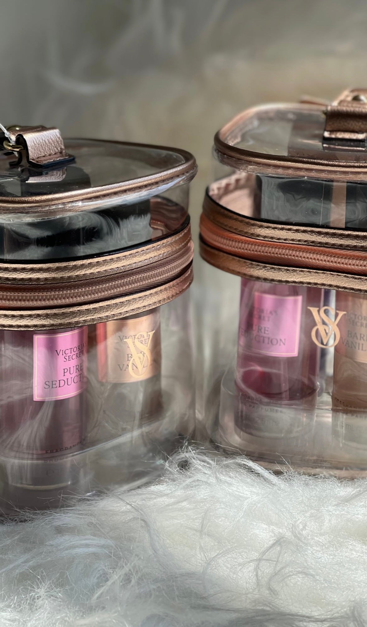 Set de 4 brumes (4x75ml) avec trousse de Victoria's Secret🎁