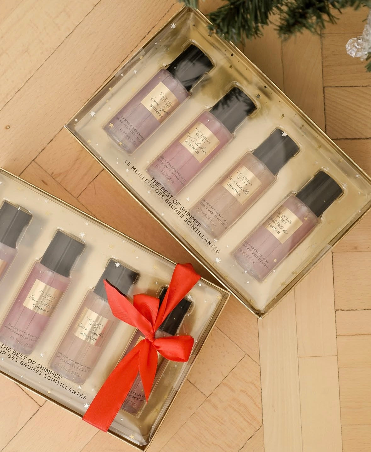 Coffret de brumes pailletées (4x75ml) de Victoria's Secret🎁✨