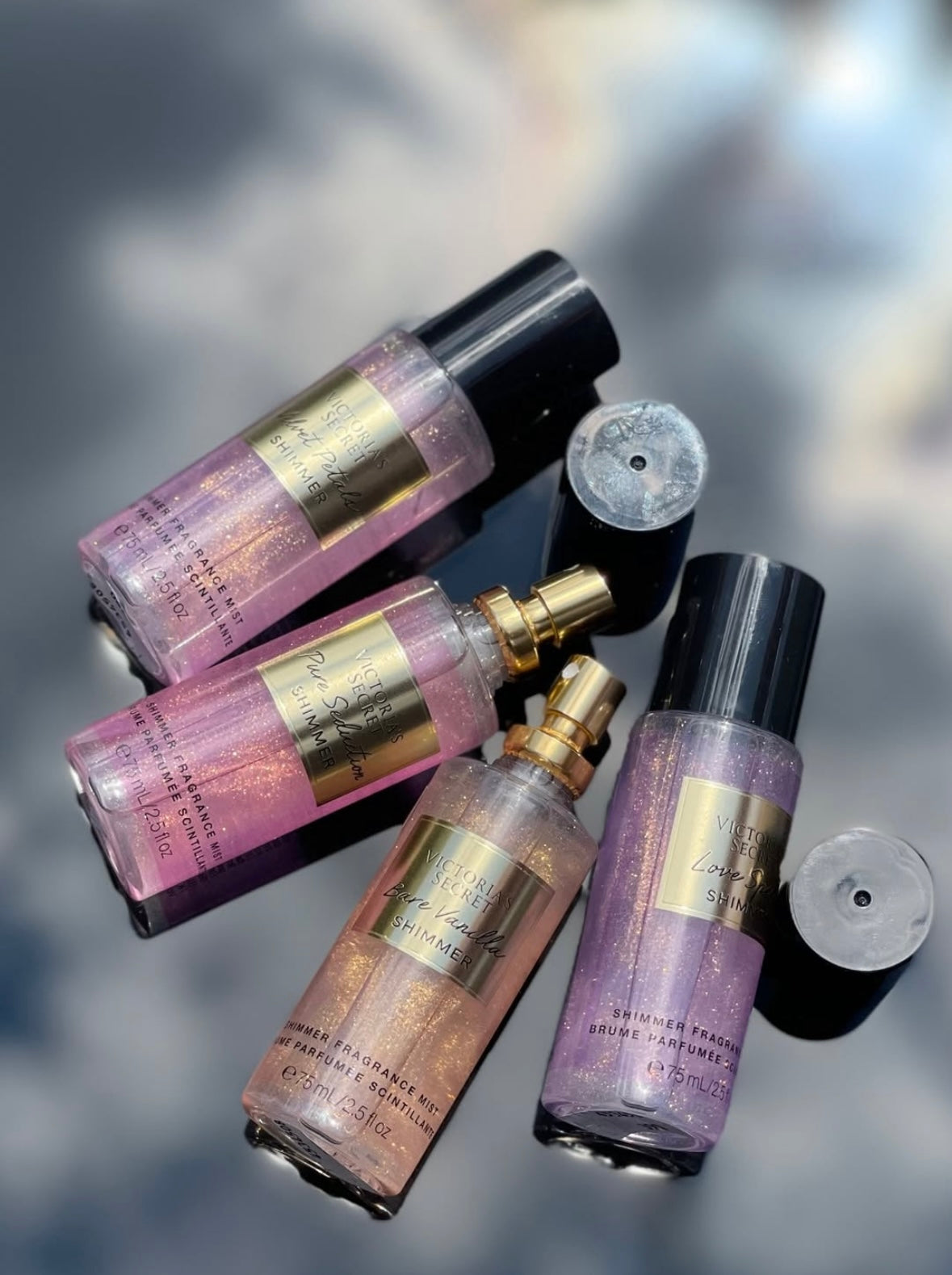 Coffret de brumes pailletées (4x75ml) de Victoria's Secret🎁✨