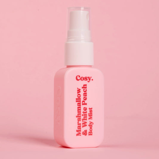 Brume à la guimauve et à la pêche blanche