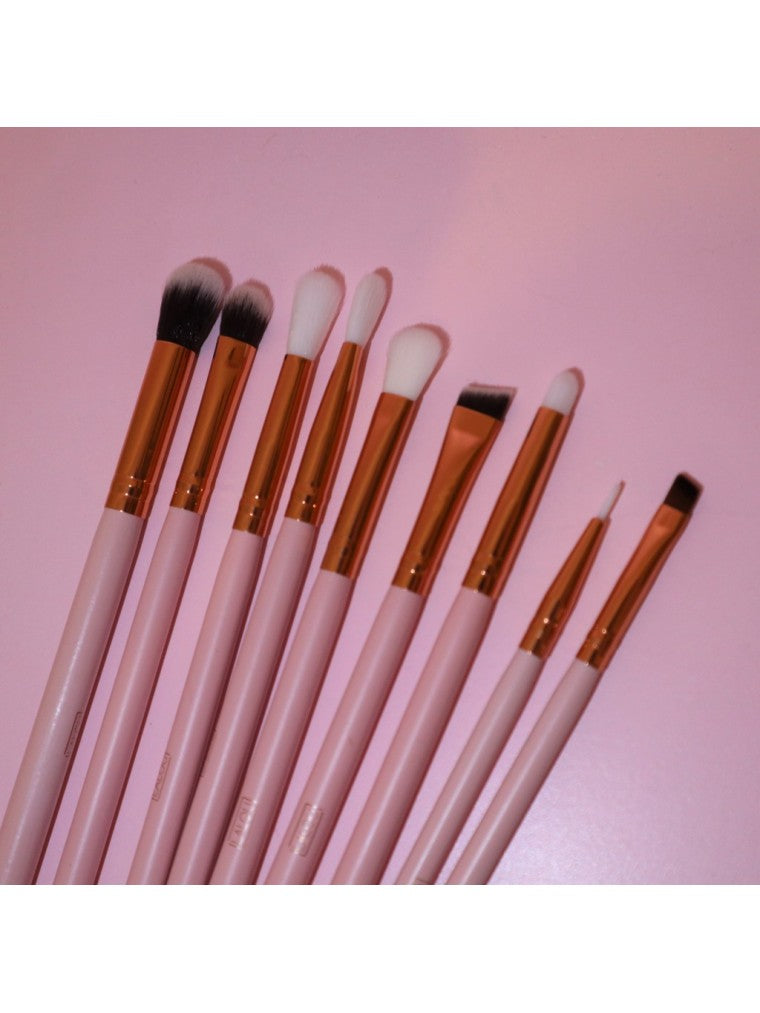 Set de pinceaux Morganite pour les yeux - 9 pcs