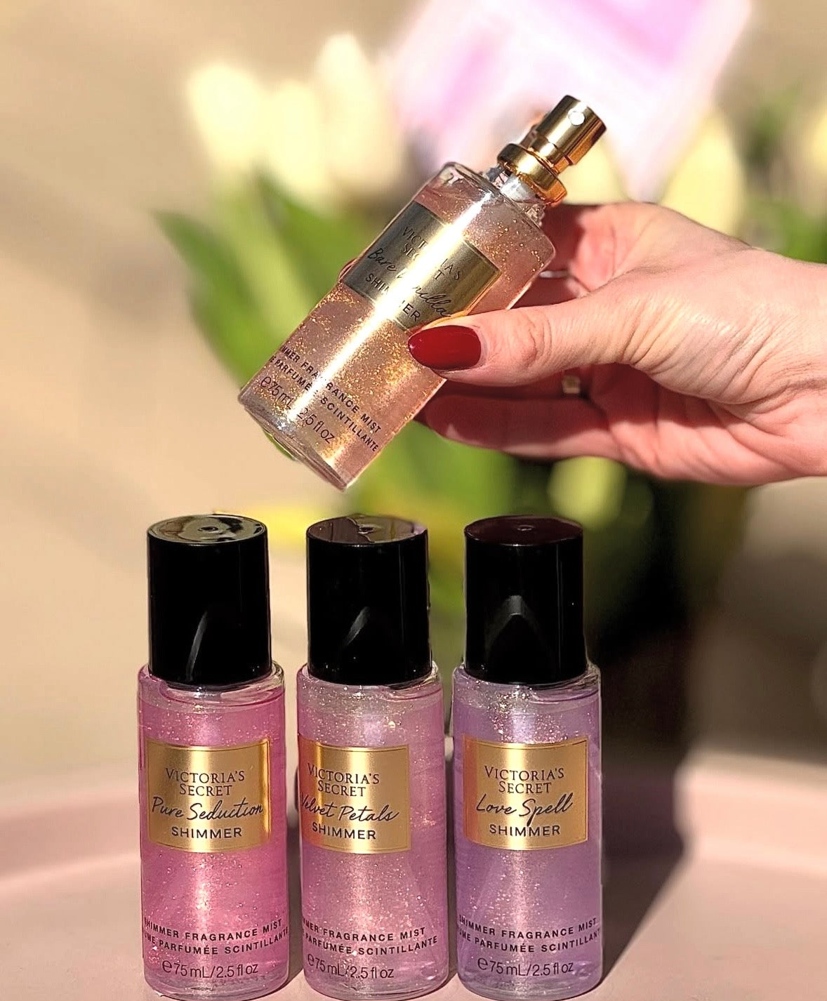 Coffret de brumes pailletées (4x75ml) de Victoria's Secret🎁✨