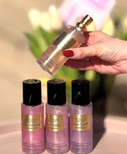Coffret de brumes pailletées (4x75ml) de Victoria's Secret🎁✨