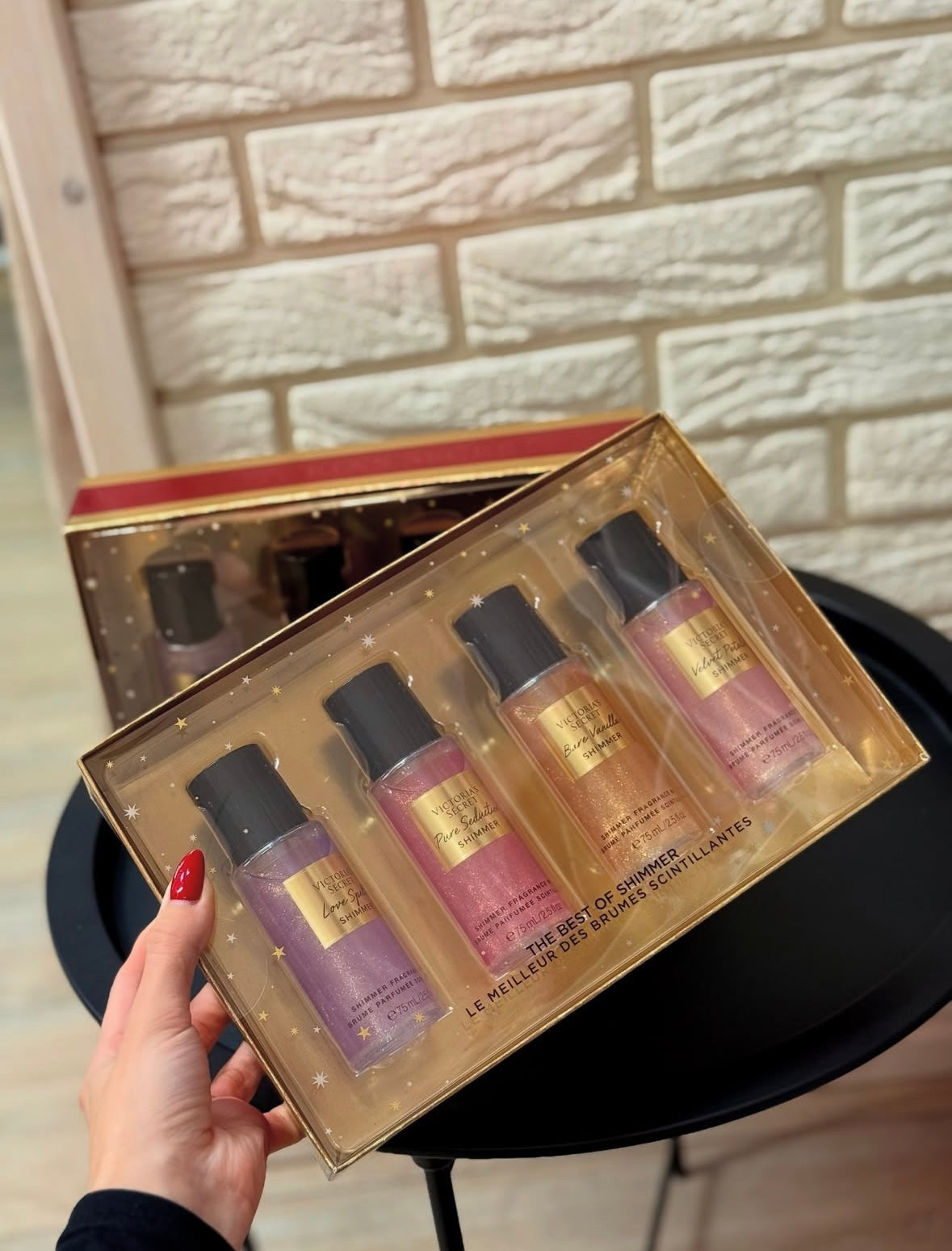 Coffret de brumes pailletées (4x75ml) de Victoria's Secret🎁✨