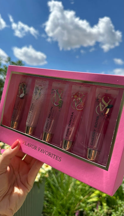 Coffret de 5 gloss à lèvres de Victoria's Secret💋