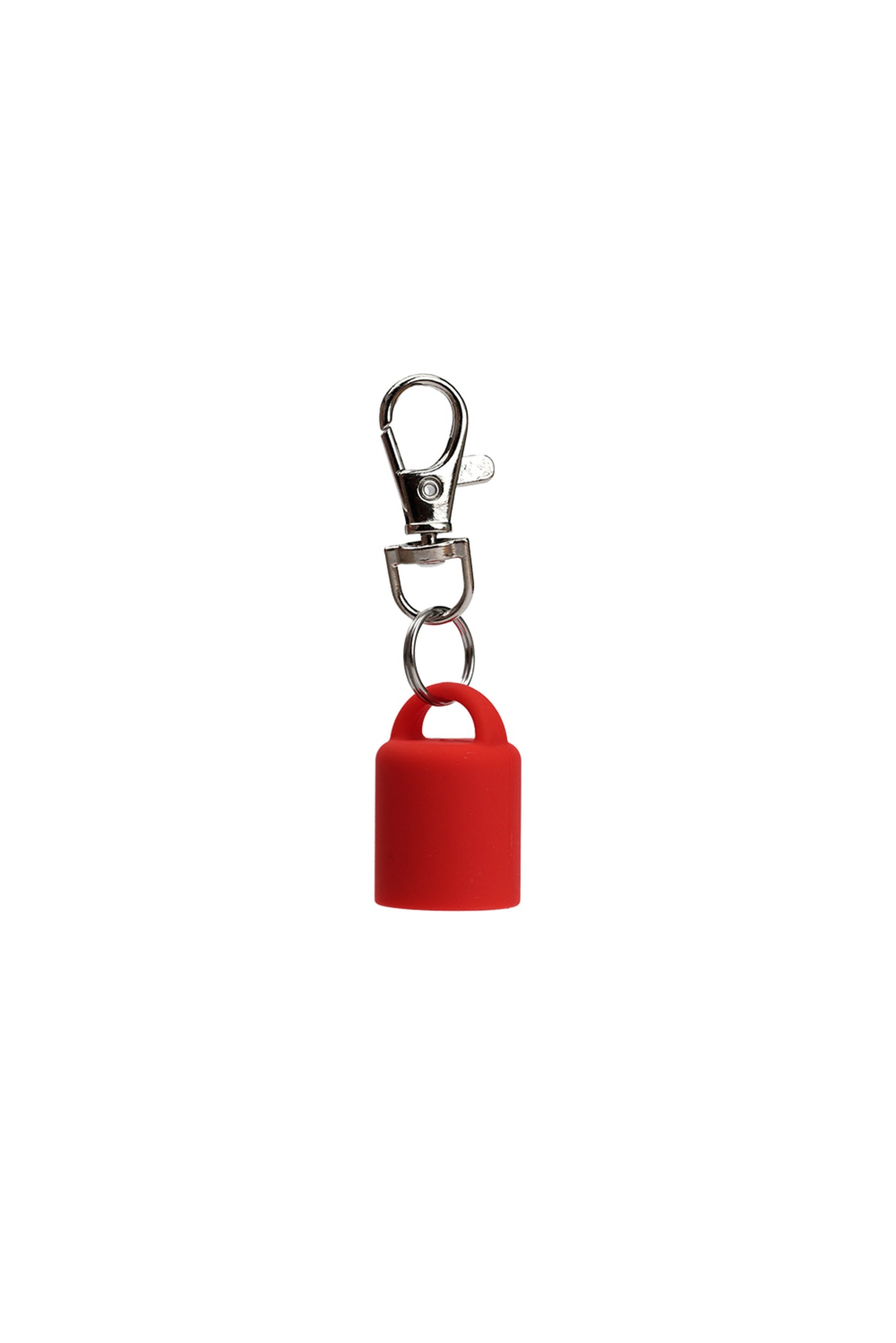 Porte-clés pour baume à lèvres rouge