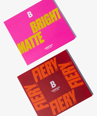 Set de 2 palettes Fiery 42 et Bright Matte 42 de Beauty Bay