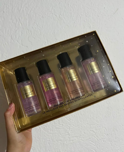 Coffret de brumes pailletées (4x75ml) de Victoria's Secret🎁✨