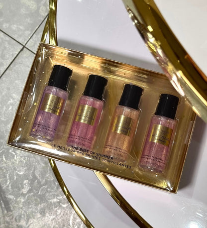 Coffret de brumes pailletées (4x75ml) de Victoria's Secret🎁✨
