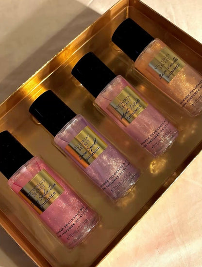 Coffret de brumes pailletées (4x75ml) de Victoria's Secret🎁✨