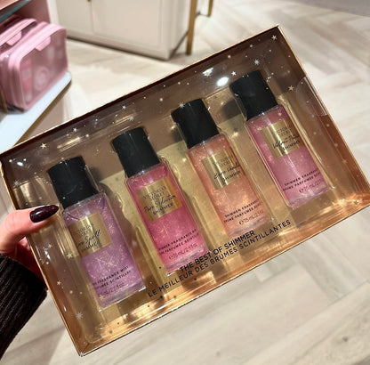 Coffret de brumes pailletées (4x75ml) de Victoria's Secret🎁✨
