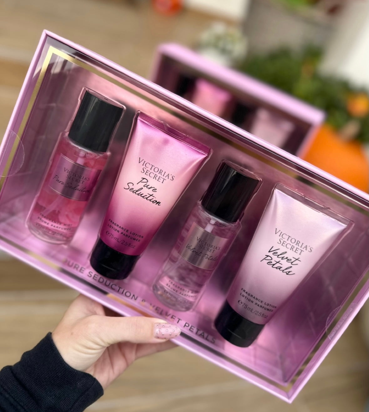 Coffret Pure Seduction et Velvet Petals (4x75ml) de Victoria's Secret🪄