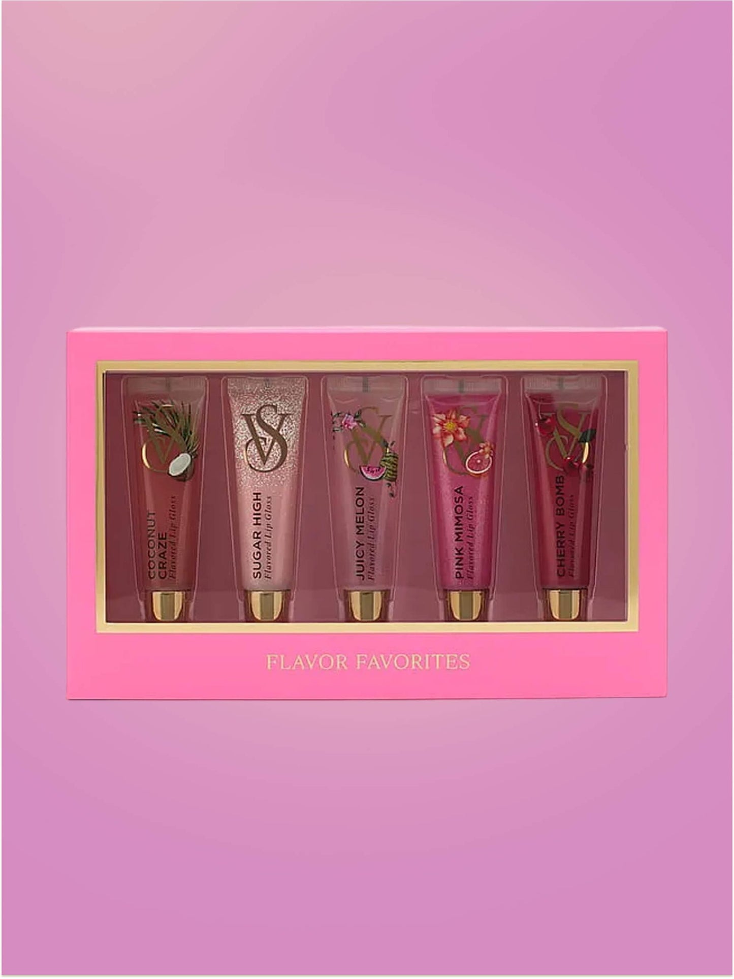 Coffret de 5 gloss à lèvres de Victoria's Secret💋