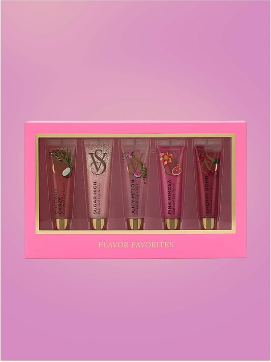 Coffret de 5 gloss à lèvres de Victoria's Secret💋