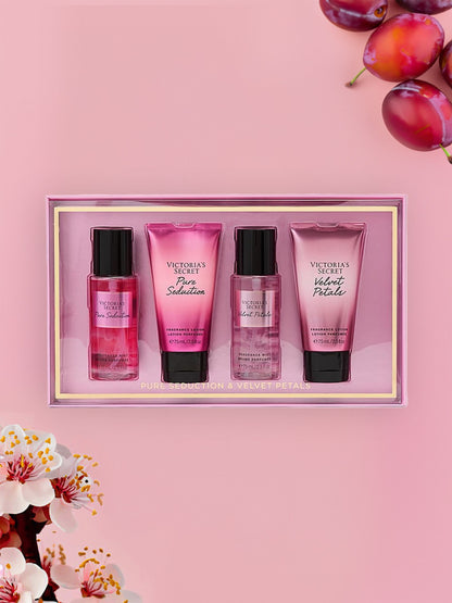 Coffret Pure Seduction et Velvet Petals (4x75ml) de Victoria's Secret🎁🪄