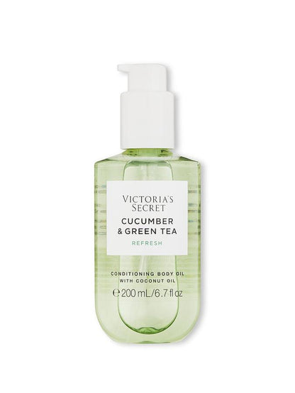 Huile revitalisante pour le corps Cucumber & Green Tea de Victoria's Secret💚