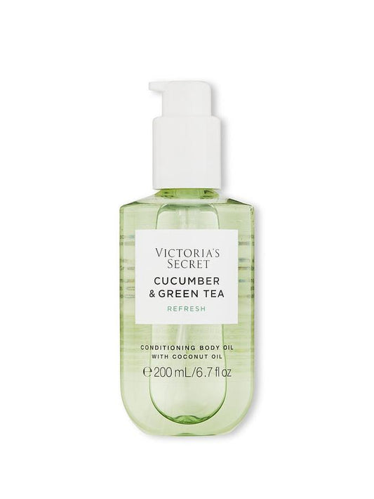 Huile revitalisante pour le corps Cucumber & Green Tea de Victoria's Secret💚