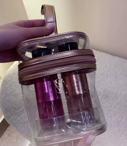 Set de 4 brumes (4x75ml) avec trousse de Victoria's Secret🎁